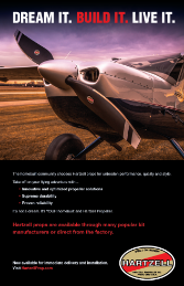 Print ad featuring Hartzell Propellers for kitbuilders